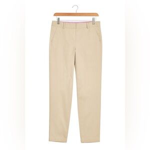 J. Crew City Fit Women’s Size 2 Ankle Length Flat-Front Khaki Pants